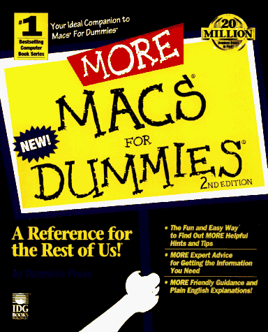 Stock image for More Macs for Dummies for sale by Wonder Book