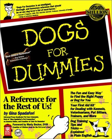 Beispielbild fr Dogs for Dummies zum Verkauf von Better World Books
