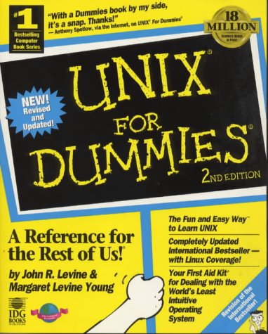 Imagen de archivo de Unix For Dummies, 2e (TRANS/DUM) a la venta por WorldofBooks