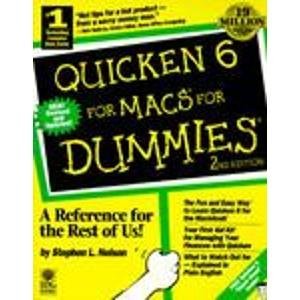 Quicken 6 For Macs For DummiesÂ® (9781568849249) by Nelson, Stephen L.