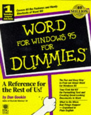 Beispielbild fr Word for Windows 95 for Dummies zum Verkauf von Better World Books