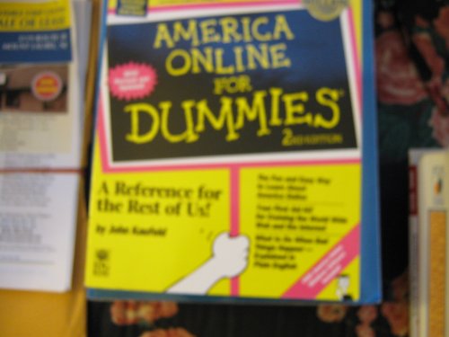 Imagen de archivo de America Online for Dummies (For Dummies Ser.) a la venta por Thomas F. Pesce'