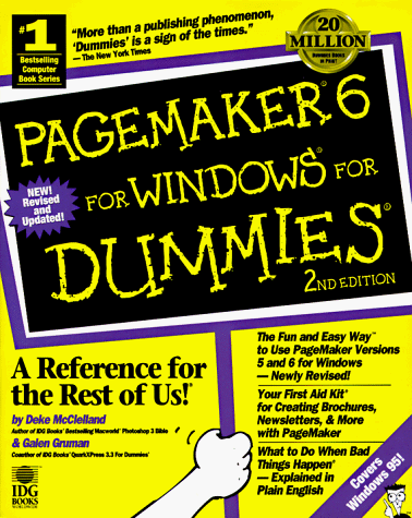 9781568849454: Pagemaker 6 For Windows For Dummies, 2e