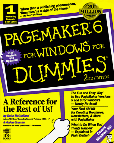 9781568849454: Pagemaker 6 for Windows for Dummies