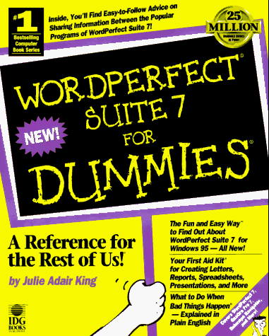 9781568849461: WordPerfect 7 Suite for Windows '95 For Dummies (SERIAL)