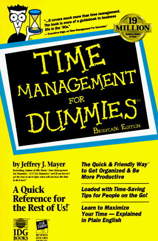 Time Management for Dummies (9781568849737) by Mayer, Jeffrey J.