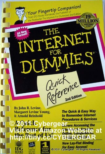 Imagen de archivo de The Internet for Dummies Quick Reference: Quick Reference a la venta por Your Online Bookstore