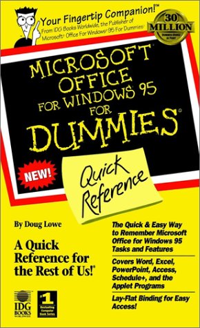Beispielbild fr Microsoft? Office for Windows? For Dummies?: Quick Reference zum Verkauf von Wonder Book