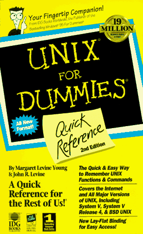 Stock image for UNIX for Dummies Quick Reference for sale by Wonder Book