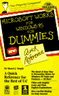 9781568849843: Microsoft Works for Windows for Dummies Quick Reference