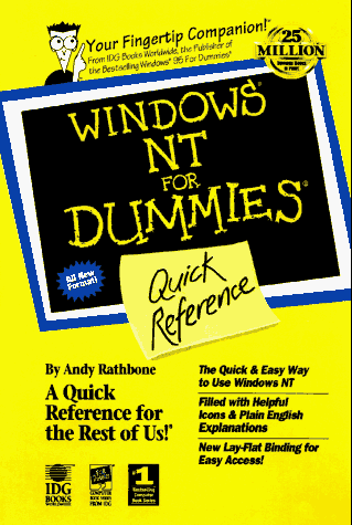 9781568849928: Windows Nt 4 for Dummies: Quick Reference