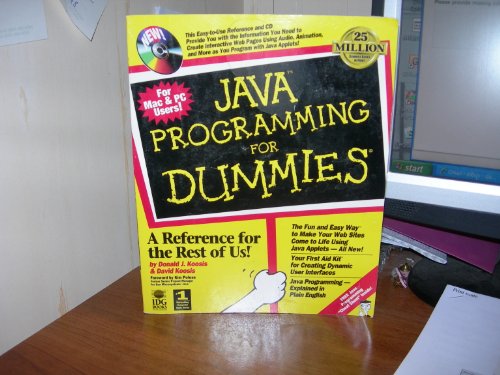 Beispielbild fr Java Programming for Dummies zum Verkauf von Wonder Book