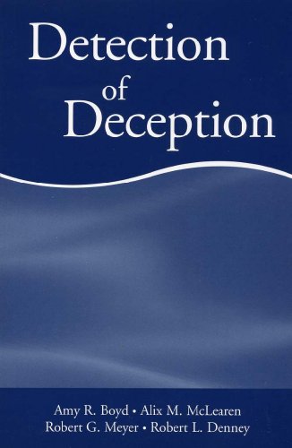 Stock image for Detection of Deception for sale by Better World Books