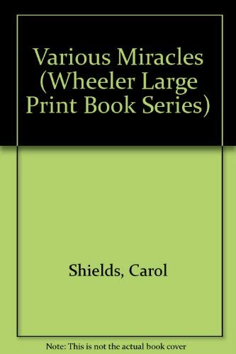 9781568953649: Various Miracles (Wheeler Large Print Book Series)