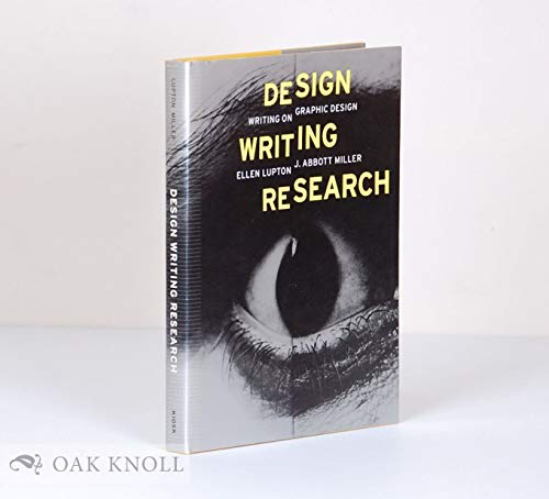 Beispielbild fr Design, Writing, Research : Writing on Graphic Design zum Verkauf von Better World Books