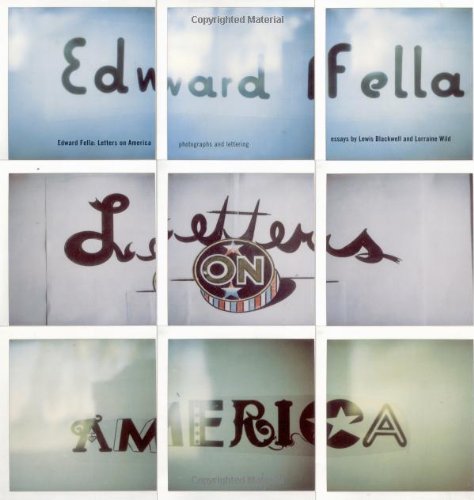 Stock image for Edward Fella: Letters on America for sale by Second Story Books, ABAA