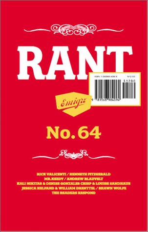 Beispielbild fr Rant Emigre No 64 zum Verkauf von Second  Site Books