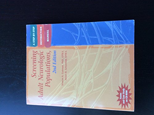Beispielbild fr Screening Adult Neurologic Populations: A Step-by-Step Instruction Manual, 2nd Edition zum Verkauf von Your Online Bookstore