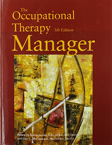 Beispielbild fr Occupational Therapy Manager zum Verkauf von BookHolders