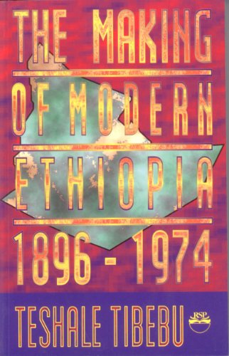 Stock image for The Making of Modern Ethiopia: 1896-1974 for sale by Front Cover Books