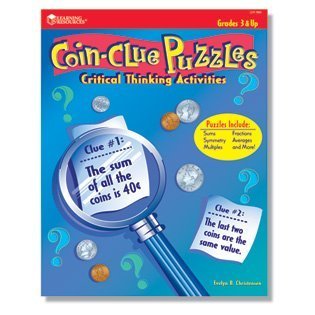 9781569110850: Learning Resources Coin-Clue Puzzles Critical Thinking Activity Book