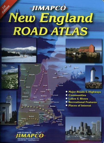 Beispielbild fr New England Road Atlas zum Verkauf von GoldenWavesOfBooks