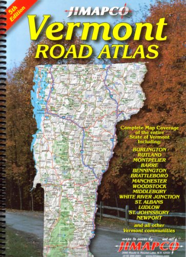 Vermont Road Atlas (9781569148860) by JIMAPCO; Inc.