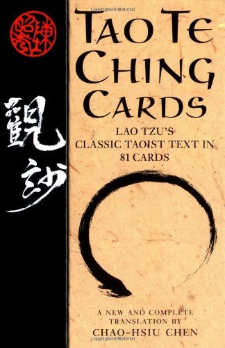 Stock image for Tao Te Ching Cards: Lao Tzu's Classic Taoist Text in 81 Cards for sale by GoldenWavesOfBooks