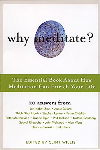 Imagen de archivo de Why Meditate? The Essential Book About How Meditation Can Enrich Your Life a la venta por Your Online Bookstore