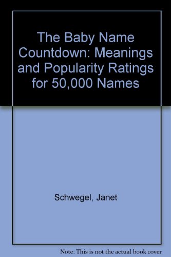Beispielbild fr The Baby Name Countdown: Meanings and Popularity Ratings for 50,000 Names zum Verkauf von medimops