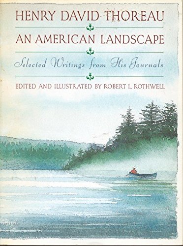 Stock image for Henry David Thoreau: An American Landscape for sale by ! Turtle Creek Books  !