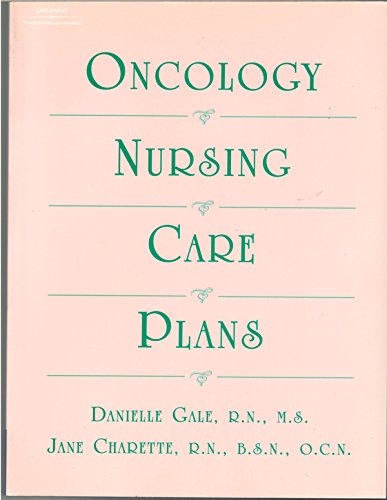 Stock image for Oncology Nursing Care Plans for sale by ThriftBooks-Atlanta