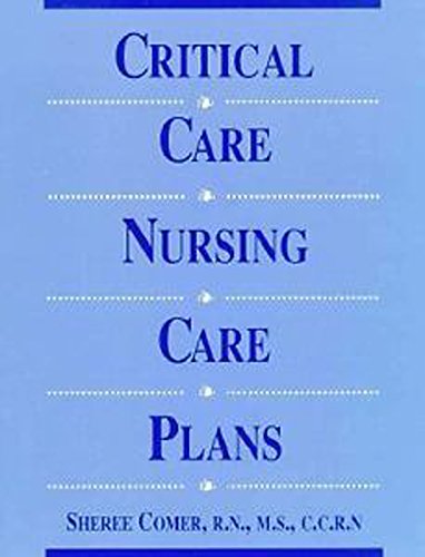 9781569300350: Critical Care Nursing Care Plans