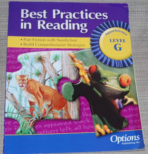 Stock image for Best Practices in Reading-Level G for sale by GoldBooks