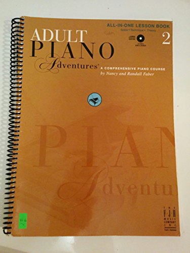 9781569393260: Adult Piano Adventures All-In-One Lesson Book 2 with CD