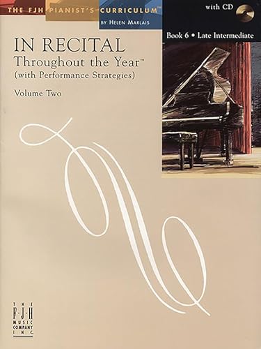 Beispielbild fr In Recital, Throughout the Year, Volume Two, Book 6 zum Verkauf von SecondSale