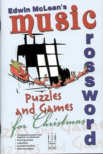 Beispielbild fr Music Crossword Puzzles and Games for Christmas zum Verkauf von Teachers Discount Music