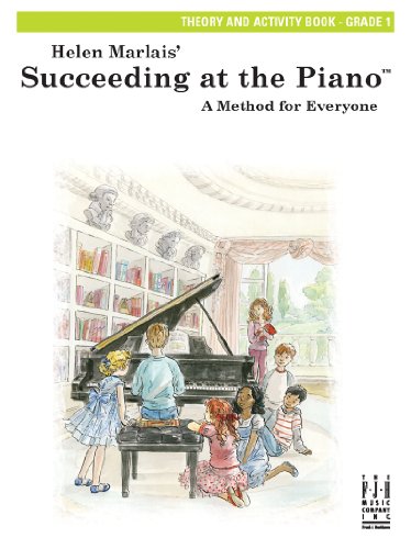 Beispielbild fr Succeeding at the Piano, Theory and Activity Book - Grade 1 zum Verkauf von Once Upon A Time Books