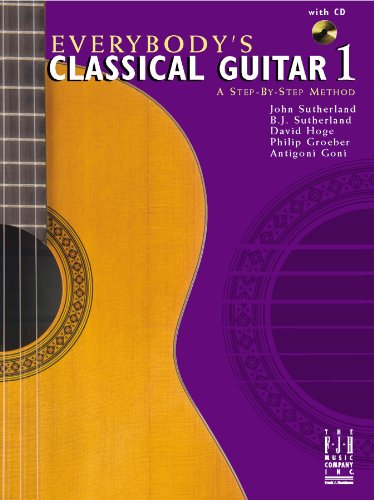 Imagen de archivo de Everybodys Classical Guitar 1 a Step by Step Method (Everybodys Guitar Method) a la venta por Goodbookscafe