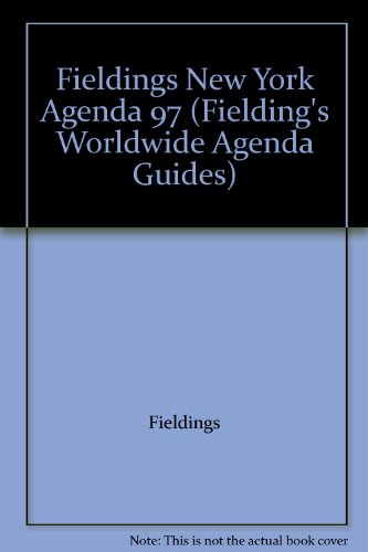 Imagen de archivo de Fielding's New York Agenda a la venta por More Than Words