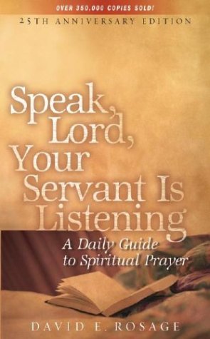 9781569553664: Speak Lord, Your Servant Is Listening: A Daily Guide to Scriptural Prayer