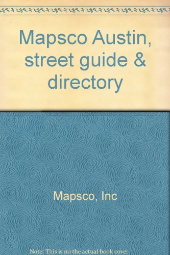 Stock image for Mapsco Austin, street guide & directory for sale by HPB-Emerald