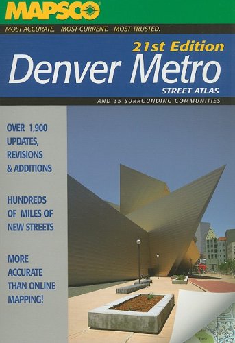 9781569664049: Mapsco Denver Metro Street Atlas: And 35 Surrounding Communities (MAPSCO Street Guide) [Idioma Ingls]
