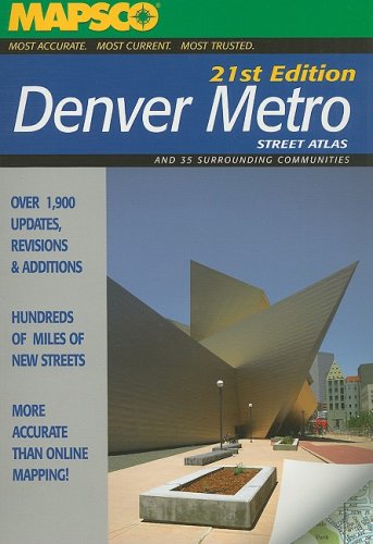 Stock image for Mapsco Denver Metro Street Guide & Directory: Denver Metro Street Guide & Directory (MAPSCO Street Guide) for sale by Better World Books