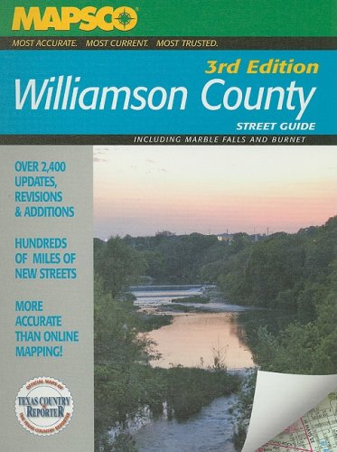 Imagen de archivo de Mapsco Williamson County Street Guide: Including Marble Falls and Burnet a la venta por Craig Hokenson Bookseller