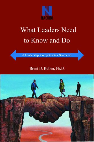 Imagen de archivo de What Leaders Need to Know and Do: A Leadership Competencies Scorecard a la venta por One Planet Books