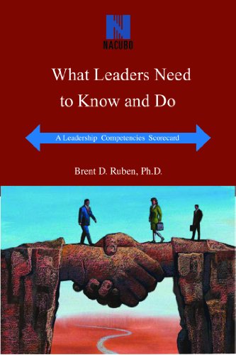 Stock image for What Leaders Need to Know and Do: A Leadership Competencies Scorecard for sale by One Planet Books