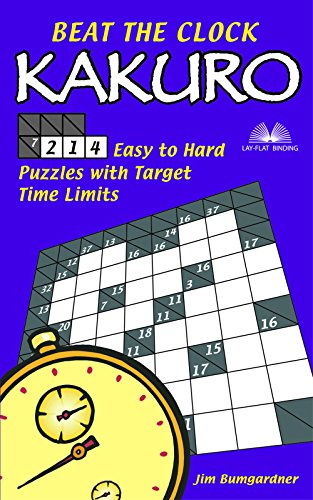 Imagen de archivo de Beat the Clock Kakuro: 214 Easy to Hard Puzzles with Target Time Limits a la venta por BargainBookStores