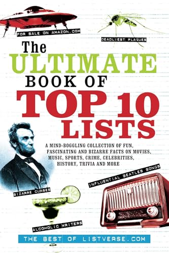 Beispielbild fr The Ultimate Book of Top Ten Lists: A Mind-Boggling Collection of Fun, Fascinating and Bizarre Facts on Movies, Music, Sports, Crime, Celebrities, History, Trivia and More (9781569757154) zum Verkauf von Wonder Book