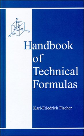 Beispielbild fr Handbook of Technical Formulas zum Verkauf von Cronus Books